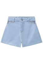 Shorts em Jeans Arkansas sem Elastano Cut Out Vic Vicky 53471