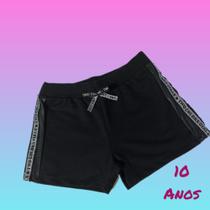 Shorts em moletom fit