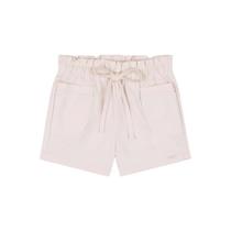 Shorts em Sarja com Elastano Bege Claro Kukiê Verão Shorts em Sarja com Elastano Bege Claro Kukiê Verão