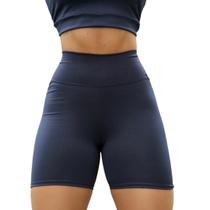 Shorts Empina Levanta Bumbum Fit Fitness Feminino Azul Shorts Empina Levanta Bumbum Fit Fitness Feminino Azul