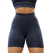 Shorts Empina Levanta Bumbum Fit Fitness Feminino Cor:AzulTAmanho:G