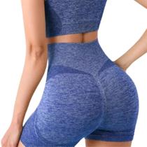 Shorts Empina Levanta Bumbum Fitness Cintura Alta Modeladora
