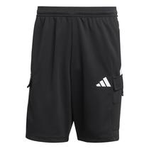 Shorts esportivos adidas Tiro Cargo preto/branco