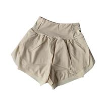 Shorts Esportivos Femininos 2 Em 1 De Secagem Rápida Para Corrida, Yoga, Fitness E Treino De Tênis -