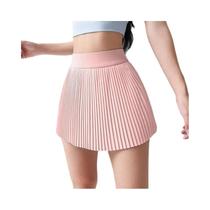 Shorts Esportivos Femininos De Cintura Alta 2 Em 1 Para Golfe, Saias-Calção Respiráveis De Verão
