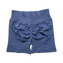 Shorts Esportivos Femininos De Cintura Alta, Elásticos, Respiráveis, Sem Costura, Com Efeito Levanta
