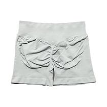 Shorts Esportivos Femininos De Cintura Alta, Elásticos, Respiráveis, Sem Costura, Com Efeito Levanta
