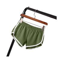 Shorts Esportivos Femininos De Verão Em Cores Candy, Cintura Elástica, Casuais Para Praia E Corrida