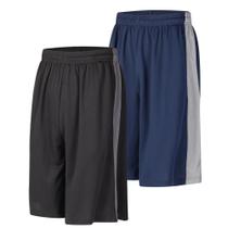 Shorts esportivos LukBerd, pacote com 2, masculinos, longos, basquete Shorts esportivos LukBerd, pacote com 2, masculinos, longos, basquete