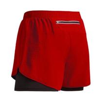 Shorts Esportivos Masculinos 2 em 1 - Secagem Rápida para Corrida, Academia e Treino