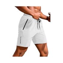 Shorts Esportivos Masculinos De Secagem Rápida E Respiráveis Com Cordão Na Cintura Para Verão,
