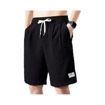Shorts Esportivos Masculinos De Seda XL-XXXL Finos, Cropped, Soltos, De Perna Reta, Respiráveis,