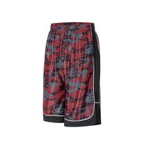 Shorts esportivos masculinos LukBerd, longos, de basquete, vermelhos, tamanho M