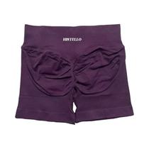 Shorts Esportivos Sem Costura De Cintura Baixa Para Mulheres, Respirável E Elástico Para Fitness,
