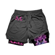 Shorts Esportivos Unissex DragonBall Anime De Secagem Rápida E Respirável Estilo Retro Kei Para