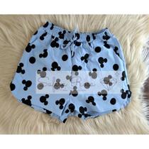 Shorts estampado mickey - shortinho feminino - moda casual Shorts estampado mickey - shortinho feminino - moda casual