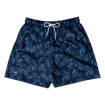 SHORTS ESTAMPADO MIX DE FOLHAS MASH Ref:613.82 SHORTS ESTAMPADO MIX DE FOLHAS MASH Ref:613.82