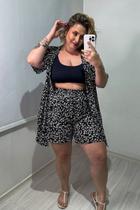 Shorts Estampado Soltinho Ana