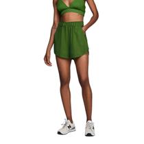 Shorts Evasê Em Viscose Cintura Média Dzarm Shorts Evasê Em Viscose Cintura Média Dzarm