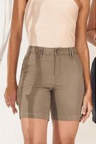 Shorts Feminina Midi Assédio Jeans Confortável e Elegante