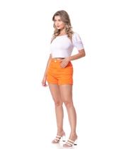 Shorts Femininino Sarja Laranja - Razon Jeans