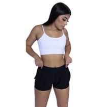 Shorts Feminino 2 Em 1 De Academia Fitness