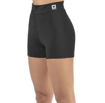 Shorts Feminino Academia Preto Neoprene Poliester com Elastano Endorfina Shorts Feminino Academia Preto Neoprene Poliester com Elastano Endorfina