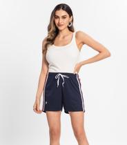 Shorts Feminino Adulto em Malha Dry Dezli Azul