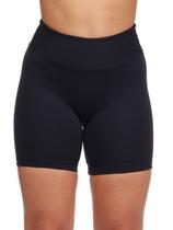 Shorts Feminino Anistia Fitness Cós Anatômico Preto