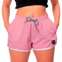 Shorts Feminino Básico Moda Praia Casual Treino Academia Soltinho Seca Rápido Cores Diversas