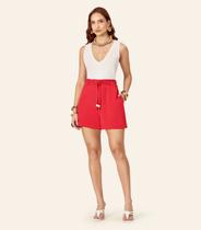 Shorts Feminino Clochard Em Linho Strong Endless Laranja