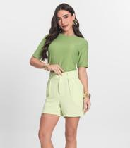 Shorts Feminino Cós Duplo Air Flow Endless Verde Shorts Feminino Cós Duplo Air Flow Endless Verde