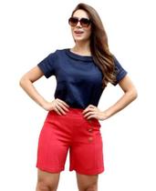 Shorts Feminino de Alfaiataria