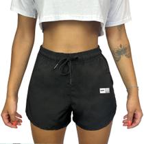 Shorts Feminino Elastano Premium Preto WSS Web Block Shorts Feminino Elastano Premium Preto WSS Web Block