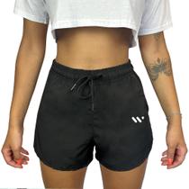 Shorts Feminino Elastano Premium Preto WSS Web Party