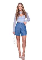 Shorts Feminino Em Linho