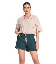 Shorts Feminino em Viscose Creponada Endless