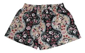 Shorts feminino estampado em viscose bem levinho p ao xgg