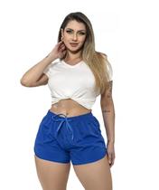 Shorts Feminino Fitness Bermuda Academia Treino Corrida Fit