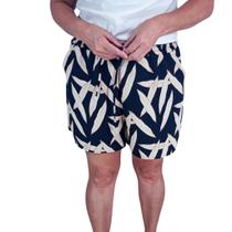 Shorts Feminino Floral Soltinho Casual Com bolso Funcional