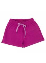 Shorts feminino fúcsia infantil