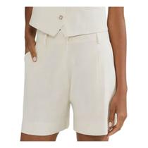 Shorts Feminino Hering Reto Linho Bege - K5WR 2PSI