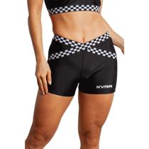 Shorts Feminino KVRA Chess Basic Preto Shorts Feminino KVRA Chess Basic Preto
