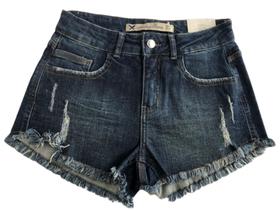 Shorts Feminino KZMK Tam 36 - Hering Jeans Barra Desfiada.