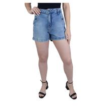 Shorts Feminino Lado Avesso Jeans Destroyed - L1250