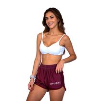 Shorts Feminino Life Is Better Grená - Footprint