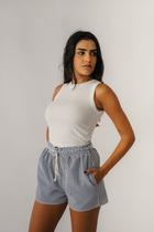 Shorts Feminino Listrado Shorts Feminino Listrado