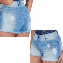 Shorts Feminino Minuty Confort Com Strass - Ref. 2211217 Shorts Feminino Minuty Confort Com Strass - Ref. 2211217