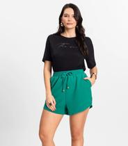 Shorts Feminino Molecotton de Vicose Rovitex Marrom