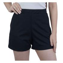 Shorts Feminino Olho Fatal Crepe Preto - 60167